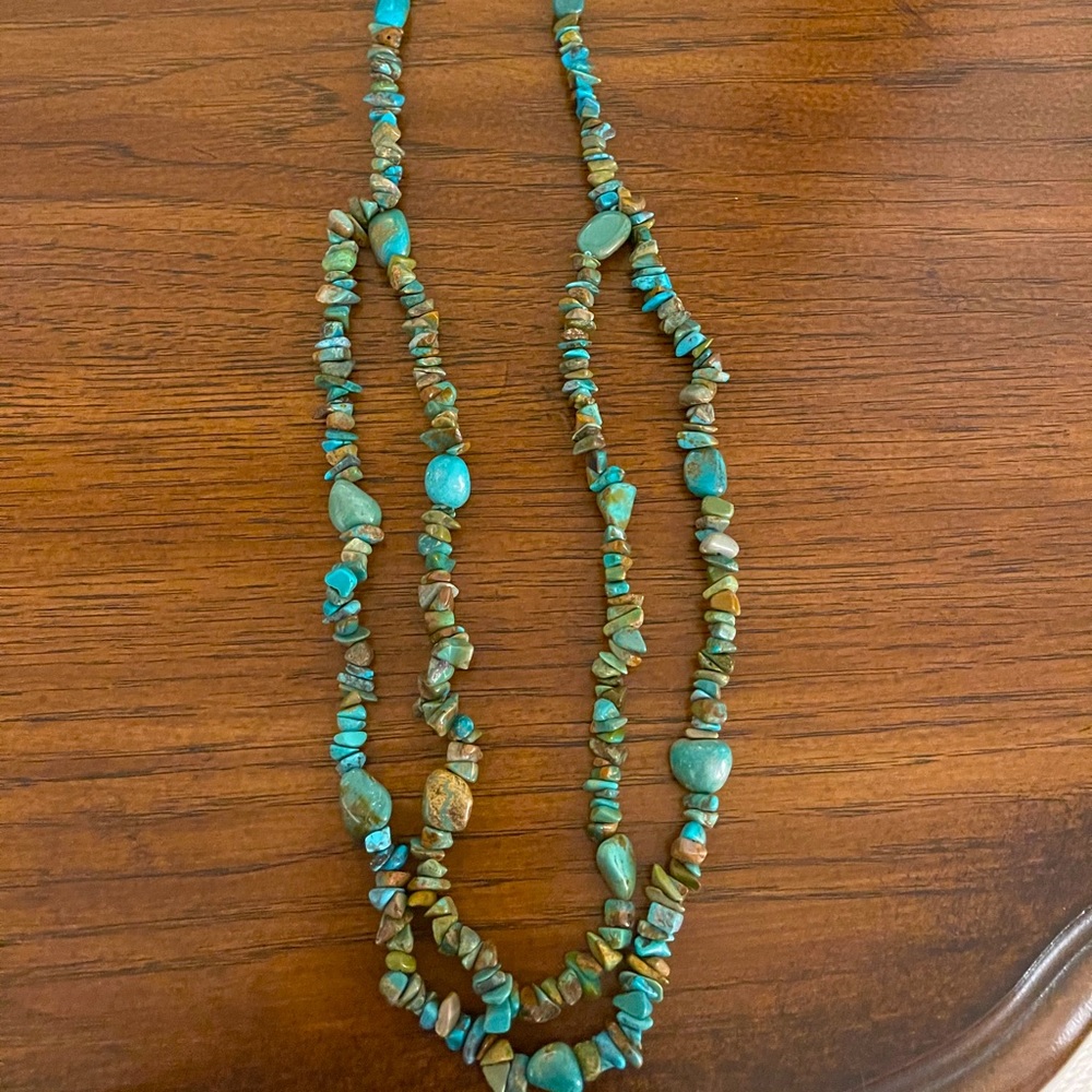Turquoise Necklace - 30 inch